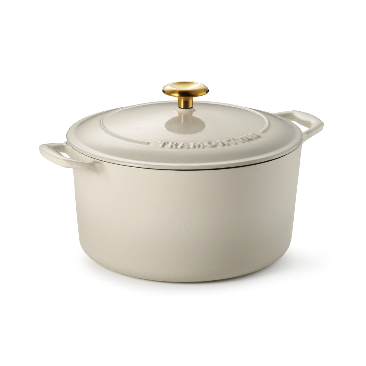 6.5 Quart Enameled Cast Iron Covered Dutch Oven - Latte