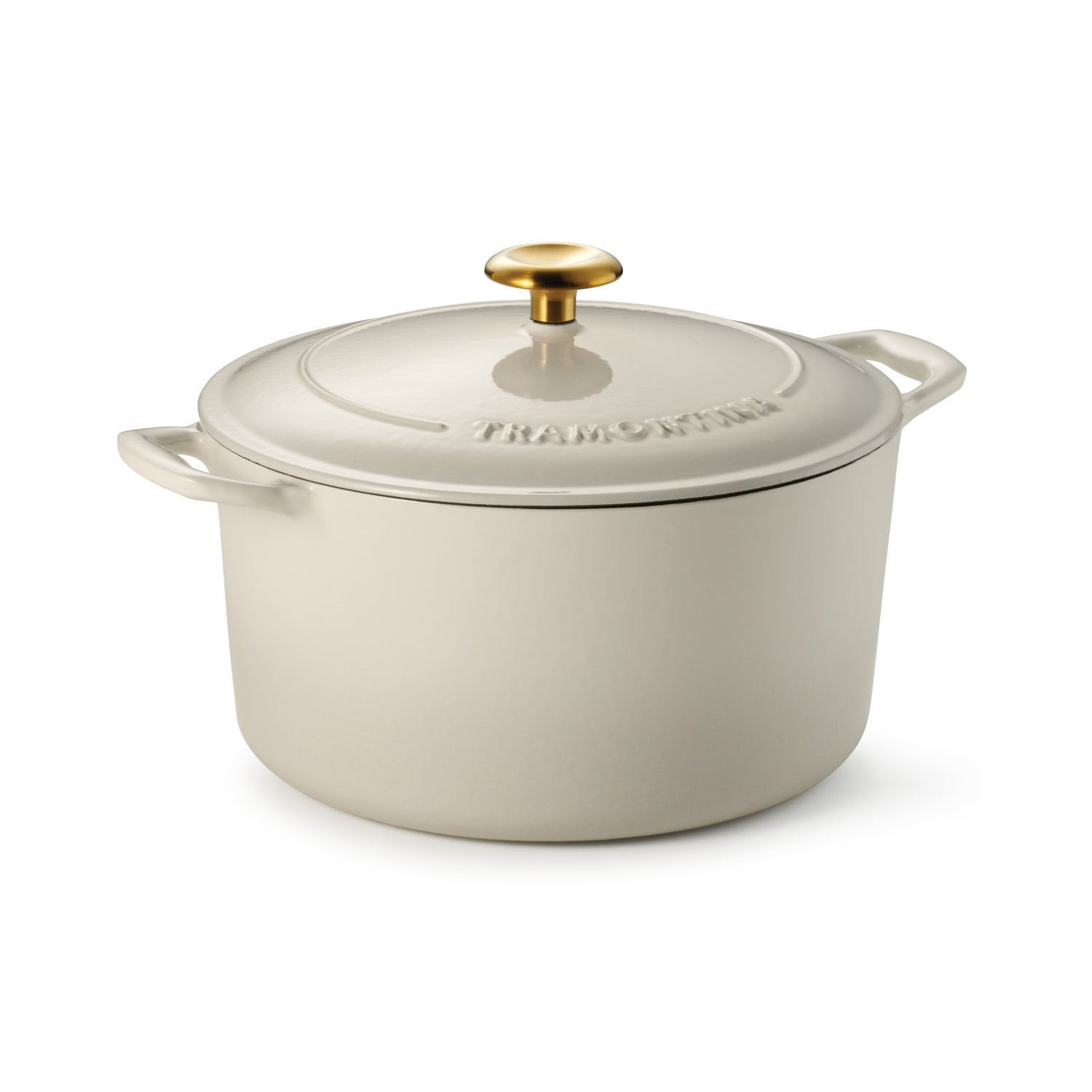 6.5 Quart Enameled Cast Iron Covered Dutch Oven - Latte