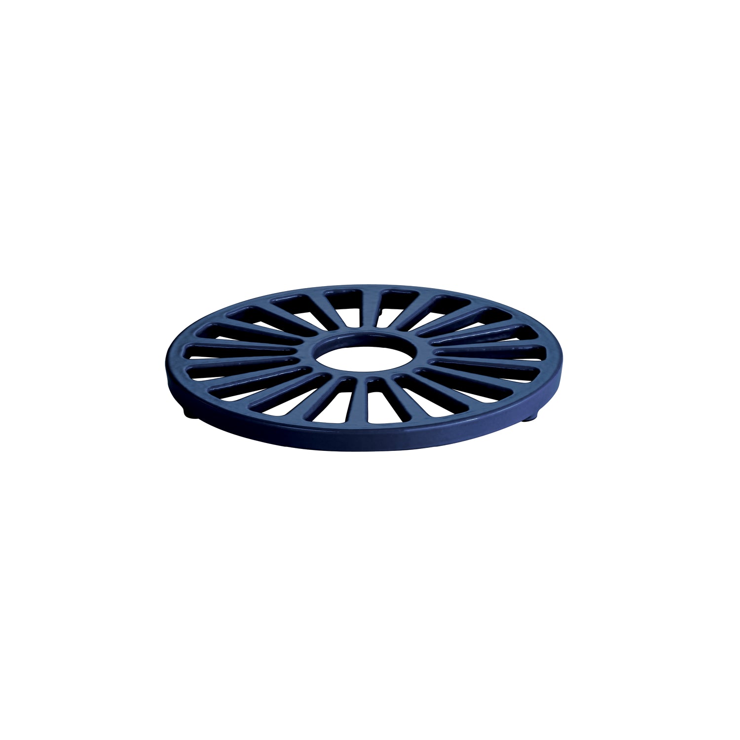 7 Inch Enameled Cast Iron Round Trivet