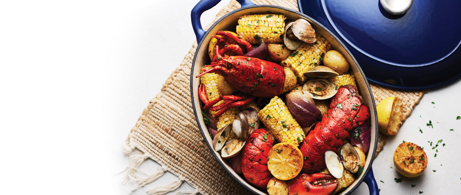7 Quart Enameled Cast Iron Covered Dutch Oven