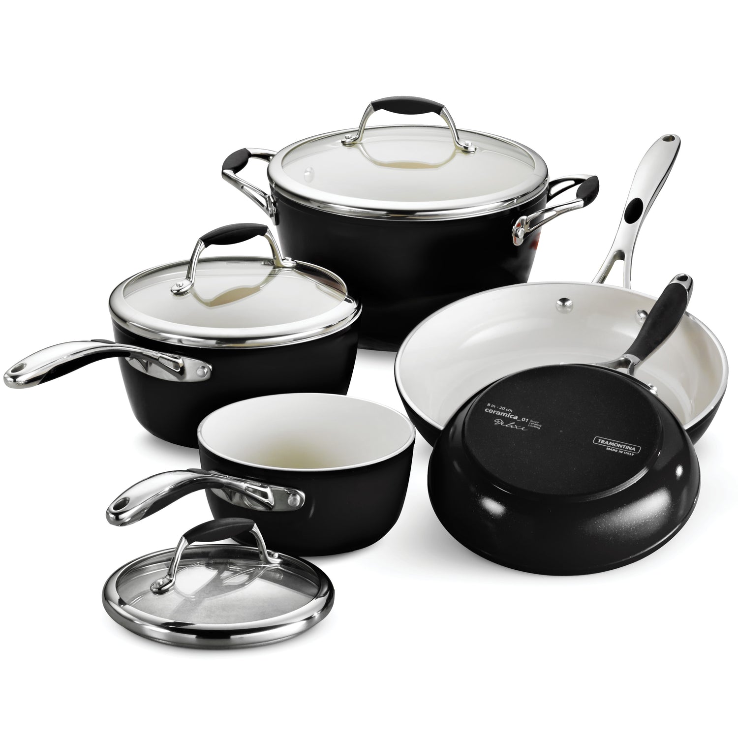 8 Piece Ceramic Cookware Set