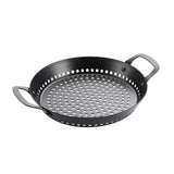 Churrasco BBQ 12 in Round Carbon Steel Grill Pan