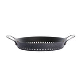 Churrasco BBQ 12 in Round Carbon Steel Grill Pan