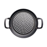 Churrasco BBQ 12 in Round Carbon Steel Grill Pan