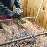 Churrasco BBQ Stainless Steel Flat Grill Basket