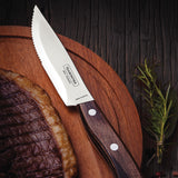 4 PC STEAK KNIFE SET - POLYWOOD HANDLE