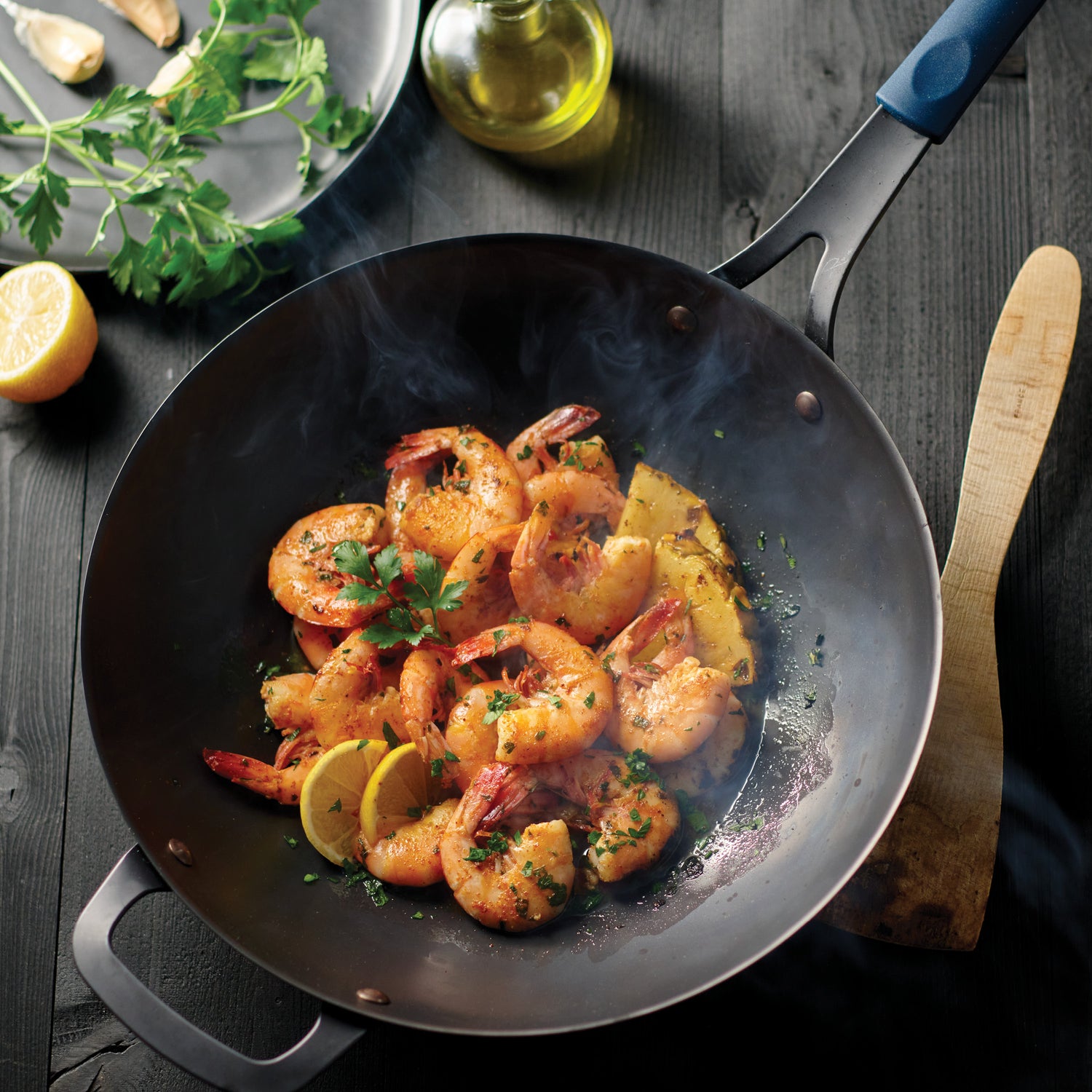 12.5 Inch Carbon Steel Wok