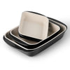 Mae 3 Piece Ceramic Bakeware Set - Black