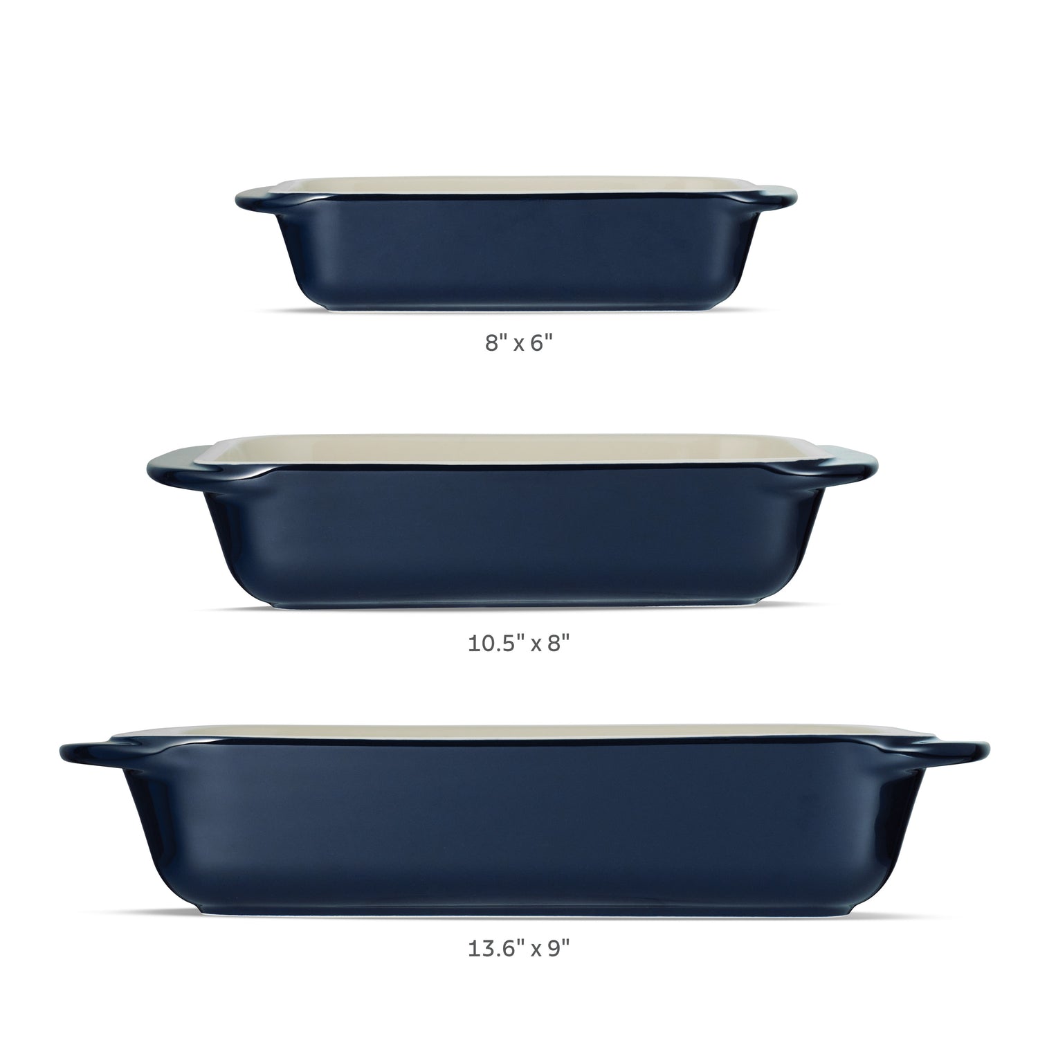 Mae 3 Piece Ceramic Bakeware Set