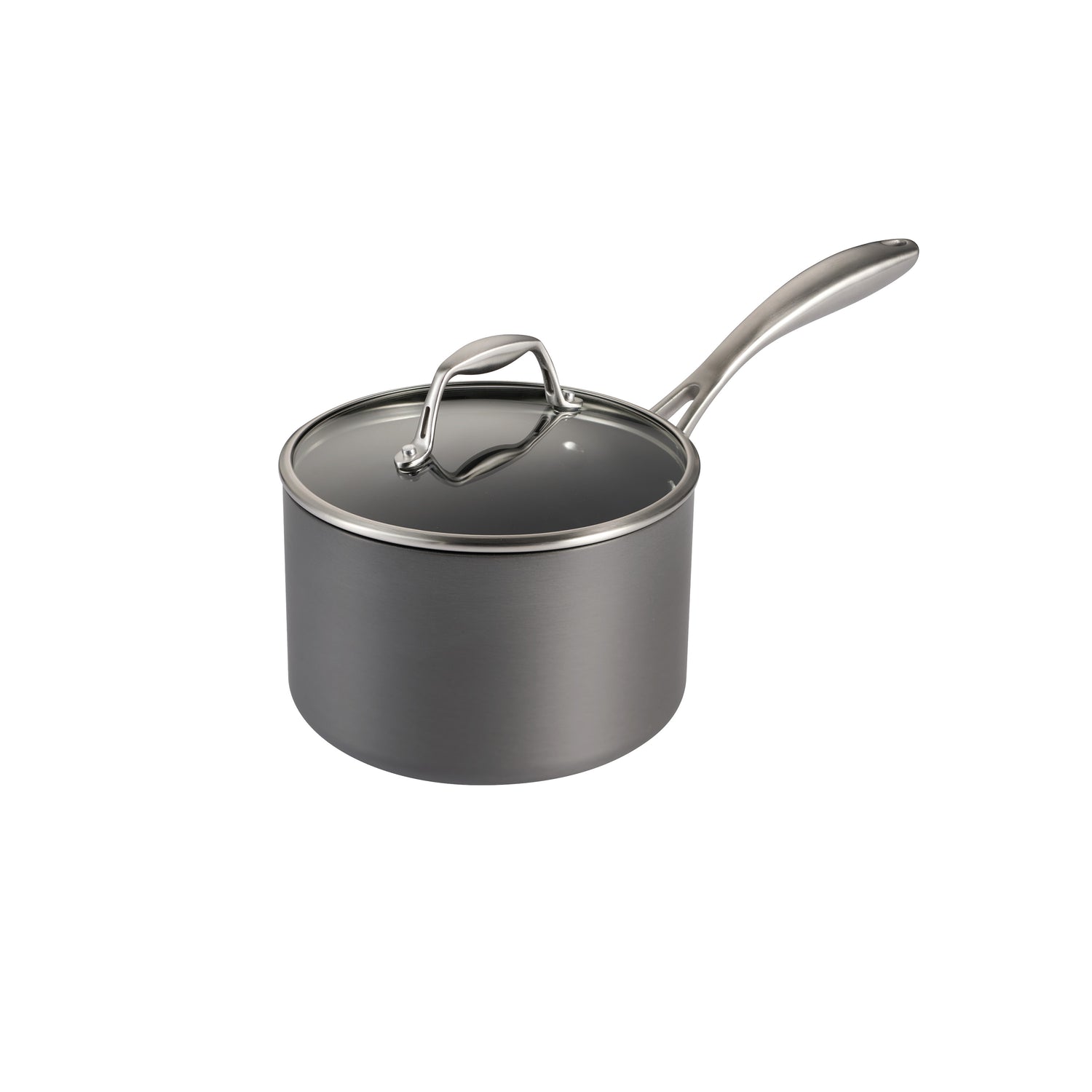 3 Quart Hard Anodized Nonstick Covered Sauce Pan