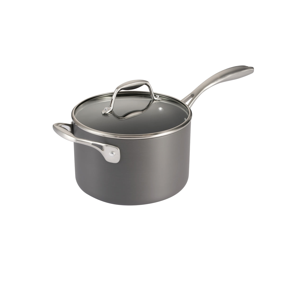 Powder Hard Pan 4 Quart Hard Anodized Nonstick Covered Sauce Pan – Tramontina B2B USA