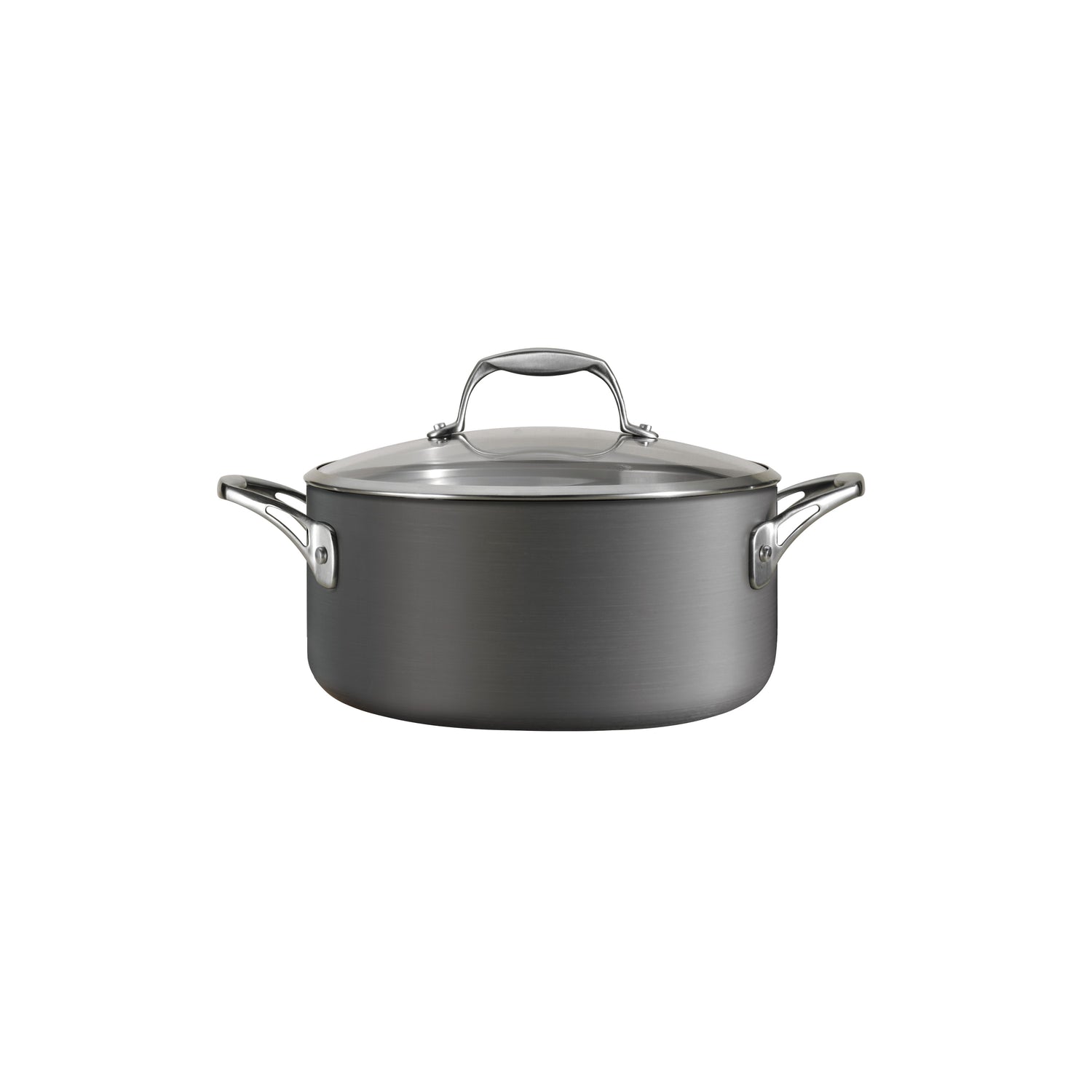 5 Quart Hard Anodized Aluminum Nonstick Covered Dutch Oven