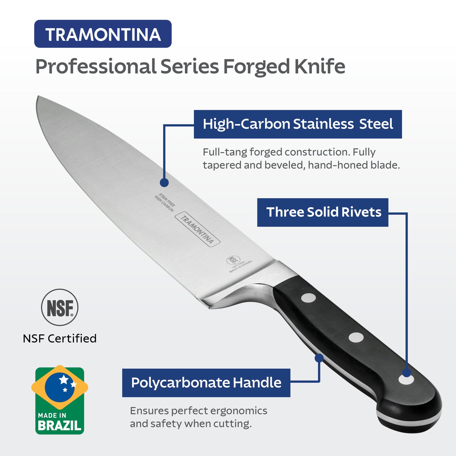 3-Piece Forged Essential Knife Set