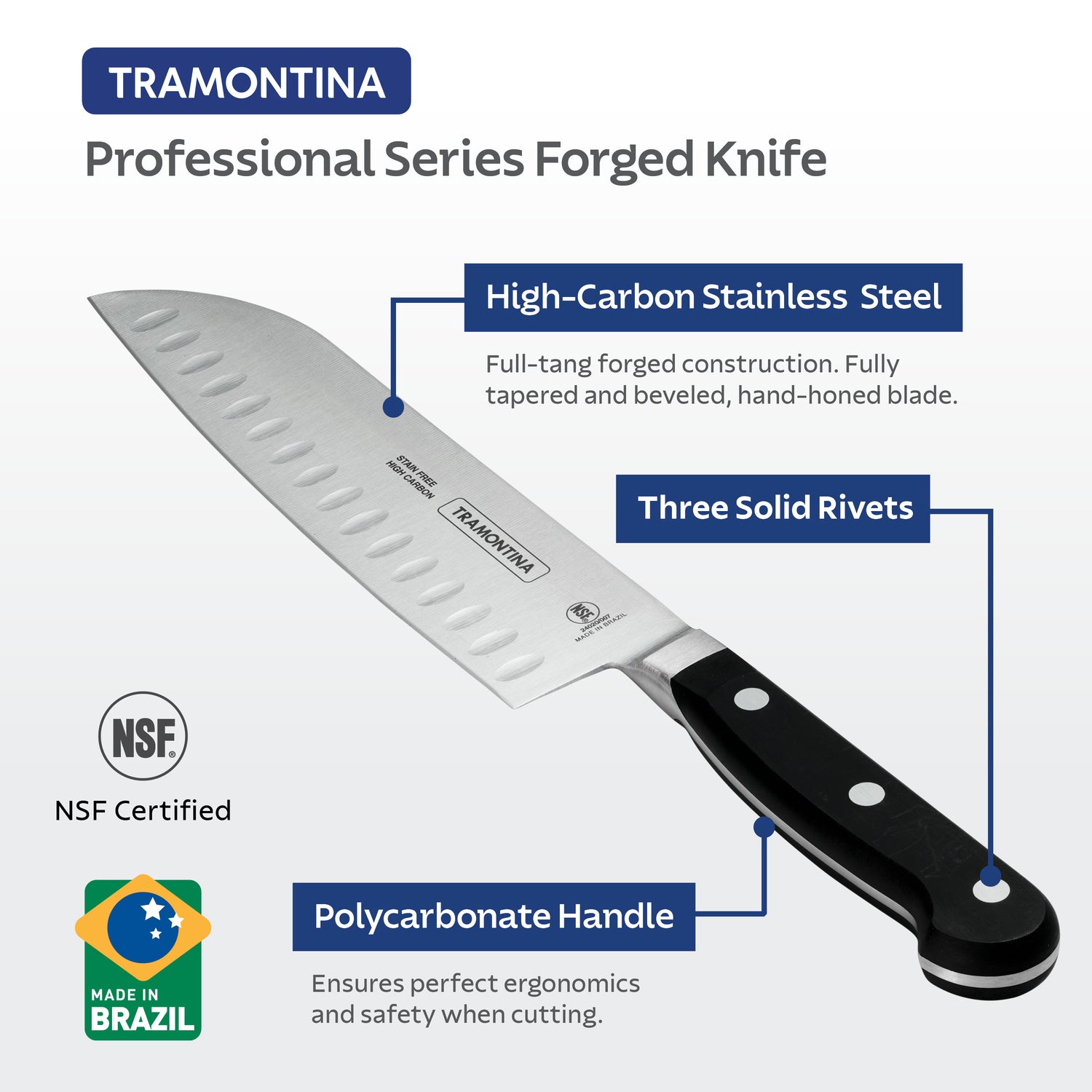 7 Inch Forged Santoku Knife