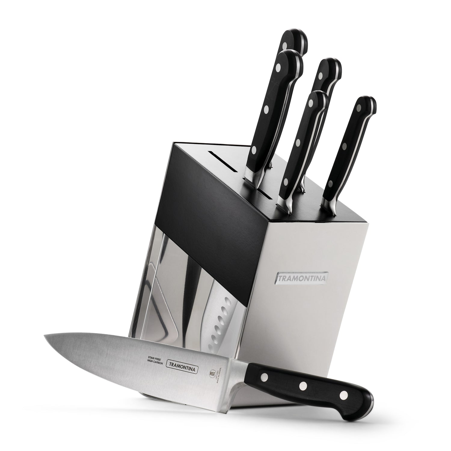 7-Piece Forged Kitchen Knife Block Set