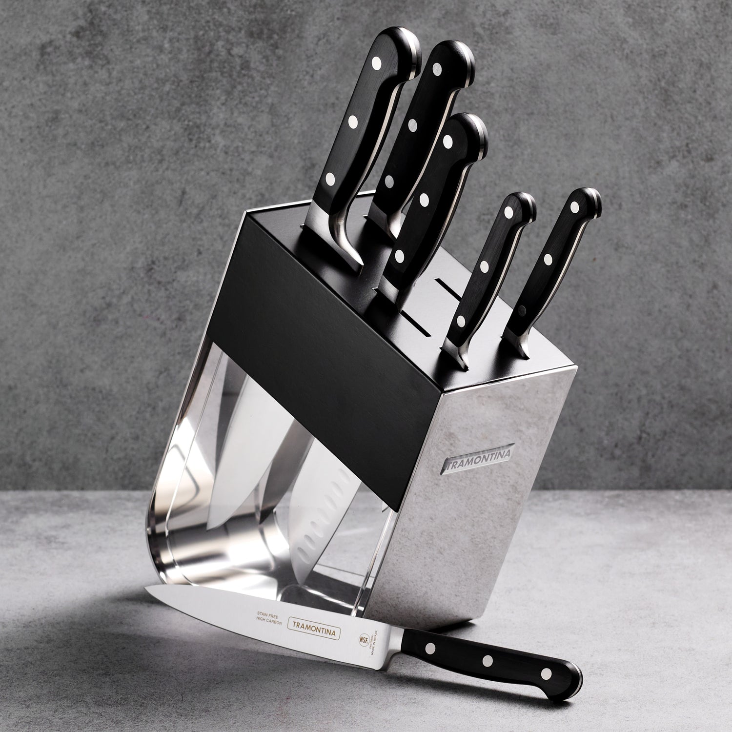 7-Piece Forged Kitchen Knife Block Set