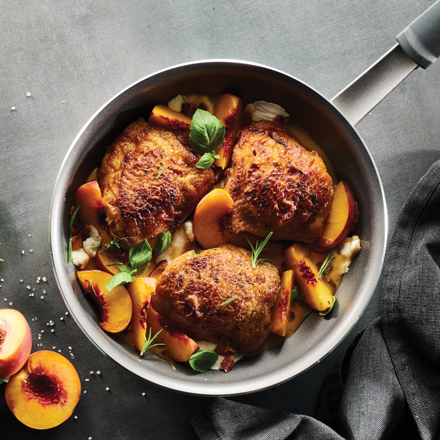 PRO Fusion 8 Inch Aluminum Nonstick Fry Pan - Satin