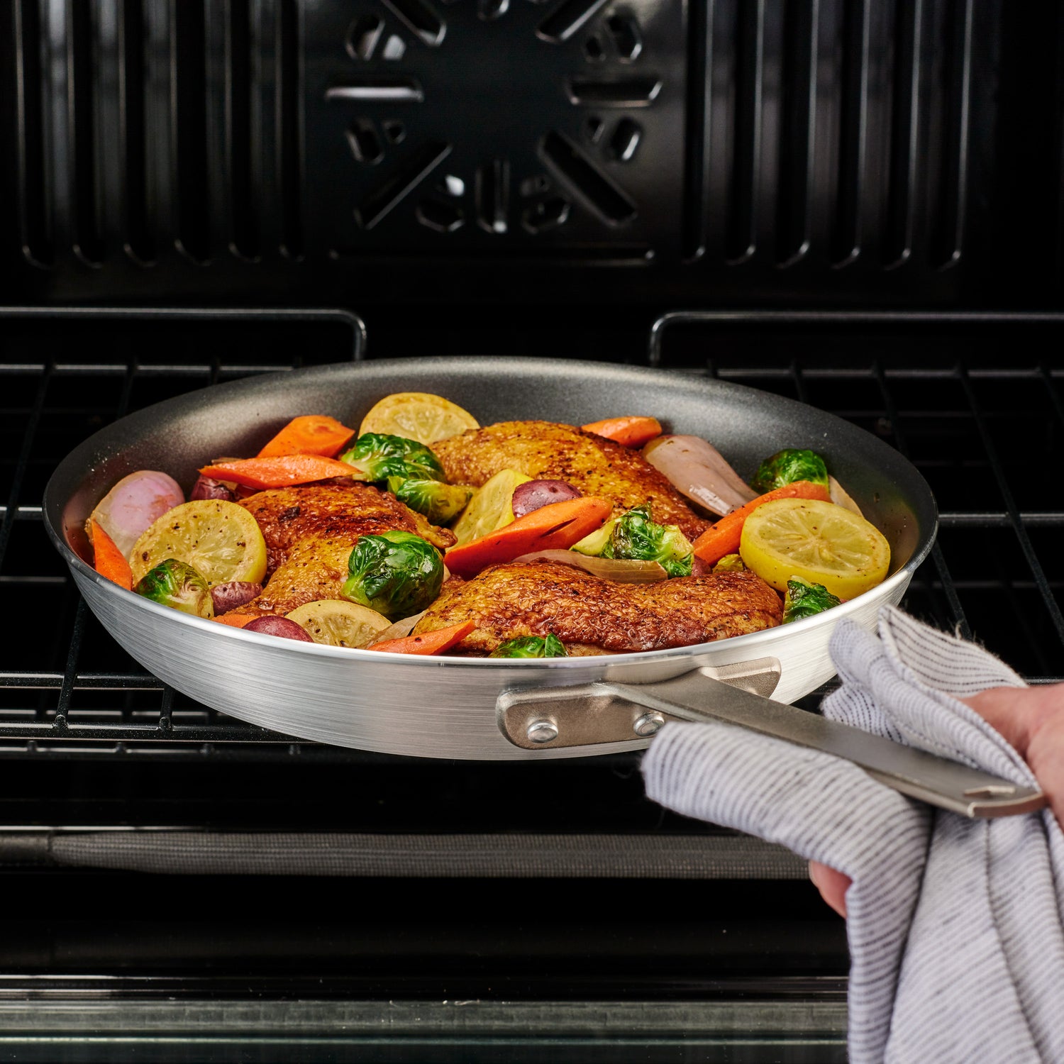 PRO Fusion 8 Inch Aluminum Nonstick Fry Pan - Satin