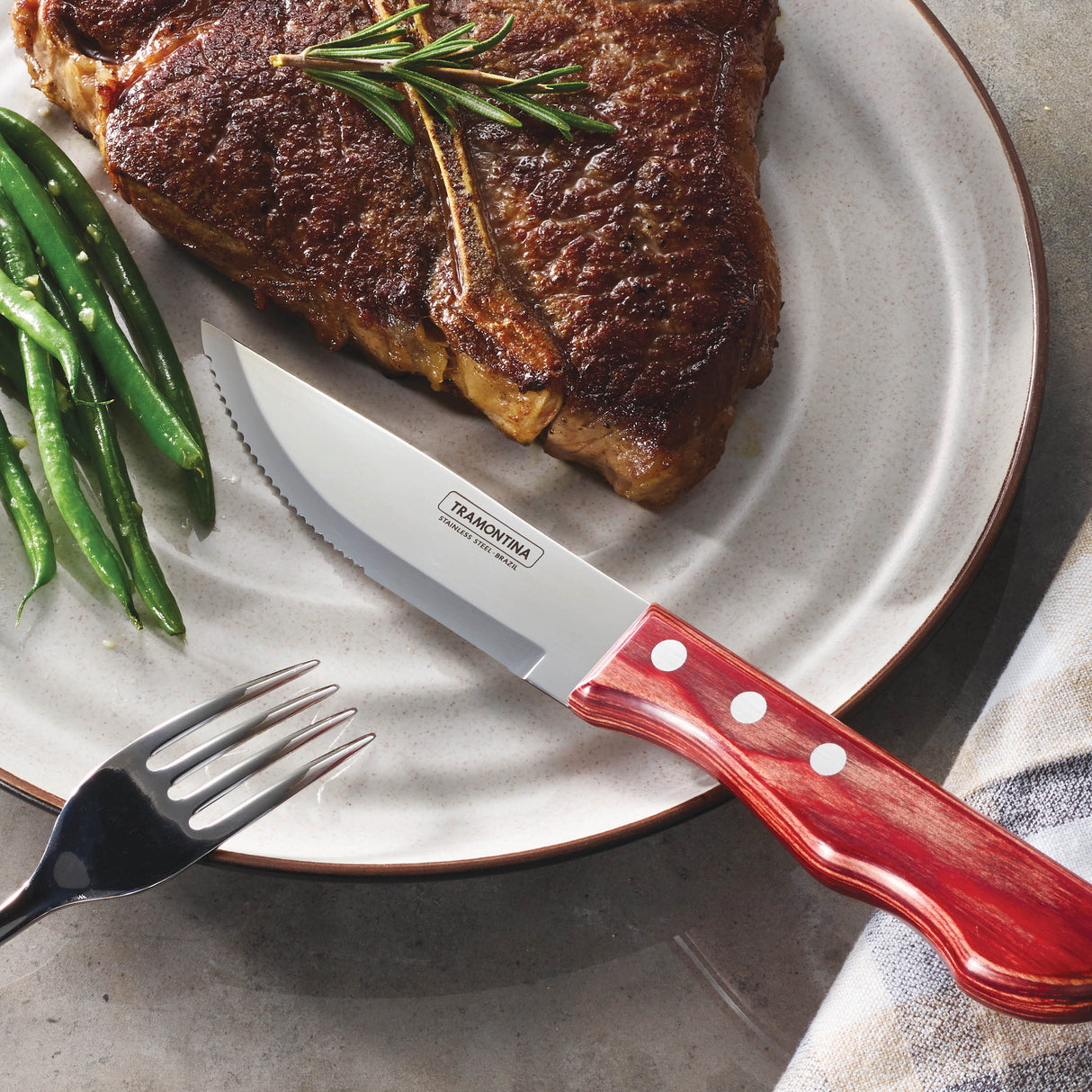 Porterhouse 4 Piece Steak Knife Set - Pointed