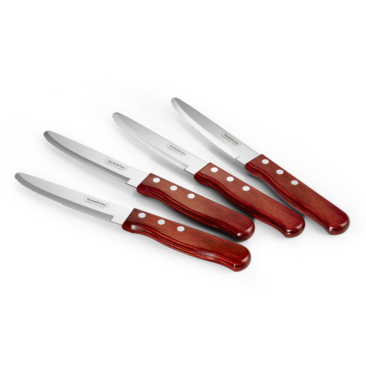 Porterhouse 4 Piece Steak Knife Set - Rounded
