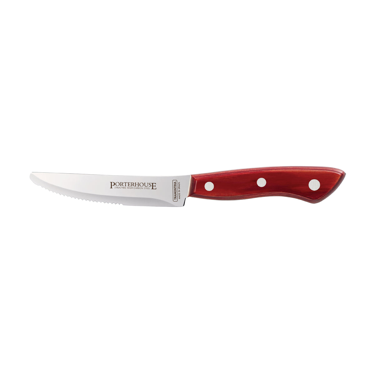 Porterhouse 4 Piece - 5 in Steak Knife Set - Rounded