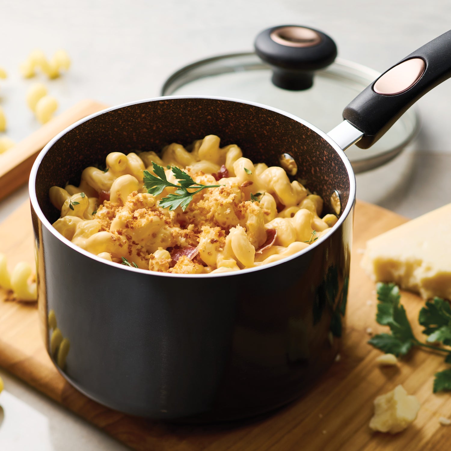 Pots & Pans Aluminum Nonstick Covered Sauce Pan