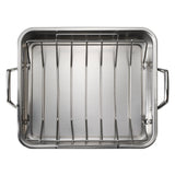 Prima 16.5 Inch Stainless Steel Deep Roasting Pan
