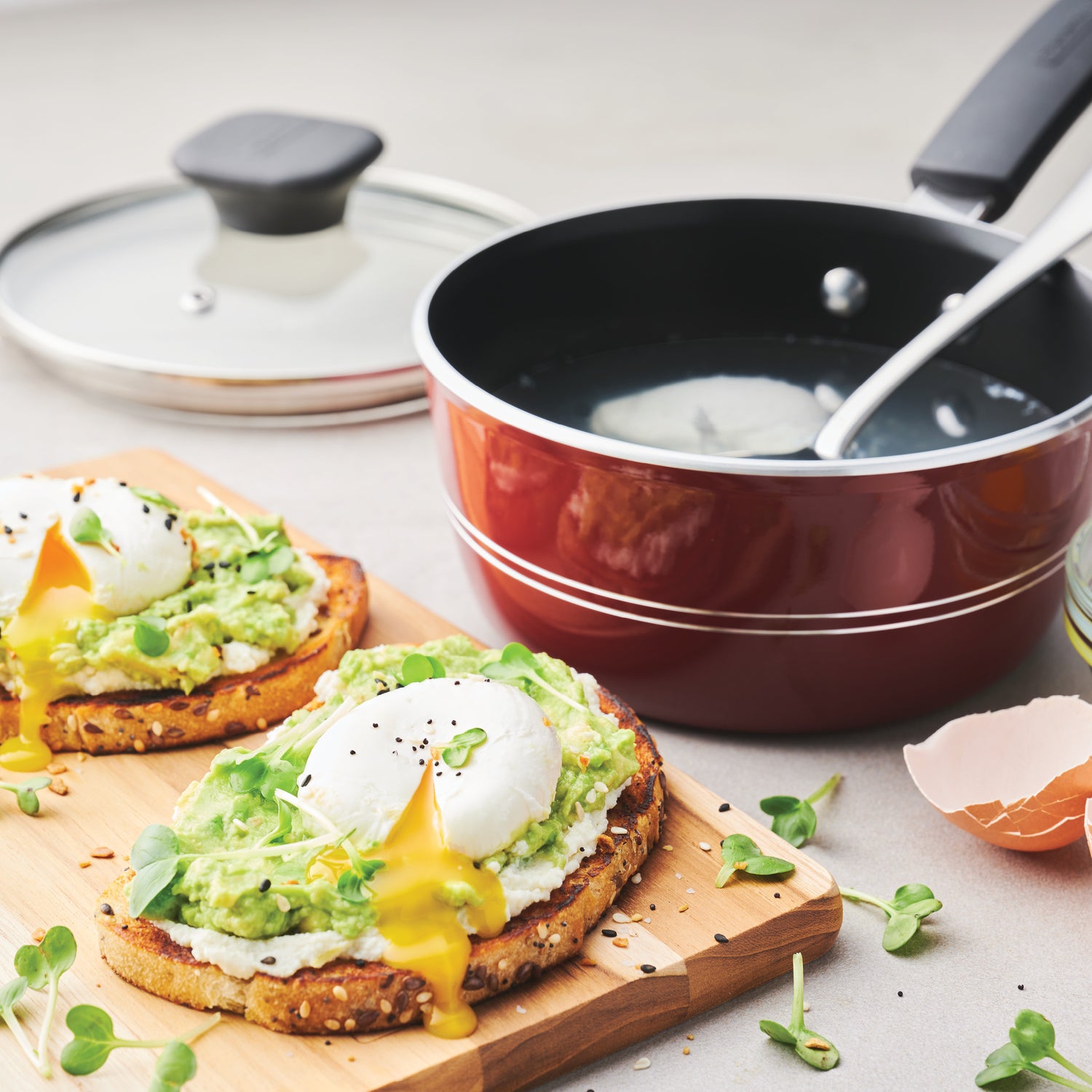 Sicilia Aluminum Nonstick Sauce Pan