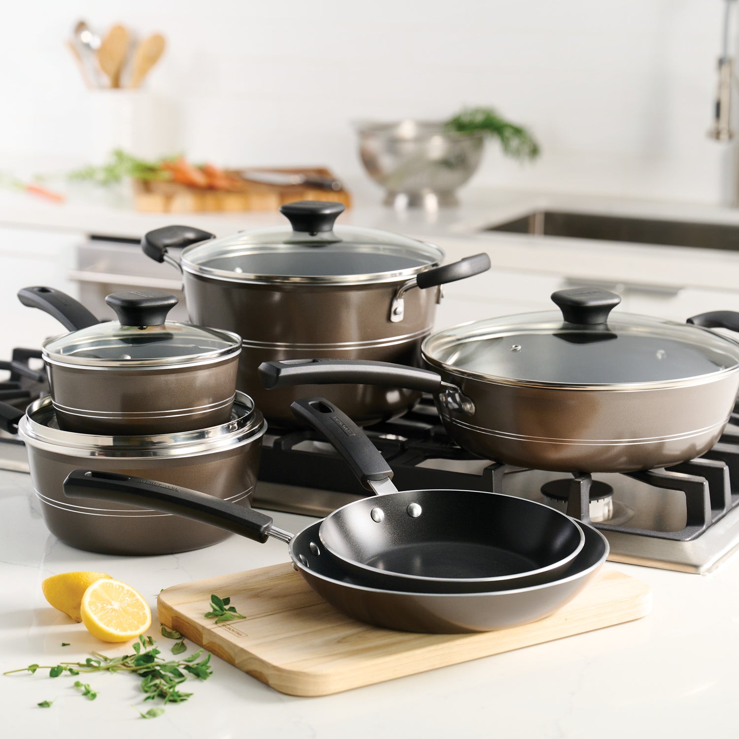 Sicilia Aluminum Nonstick Cookware Set