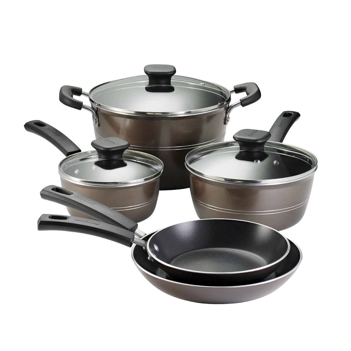 8 Piece Aluminum Nonstick Cookware Set