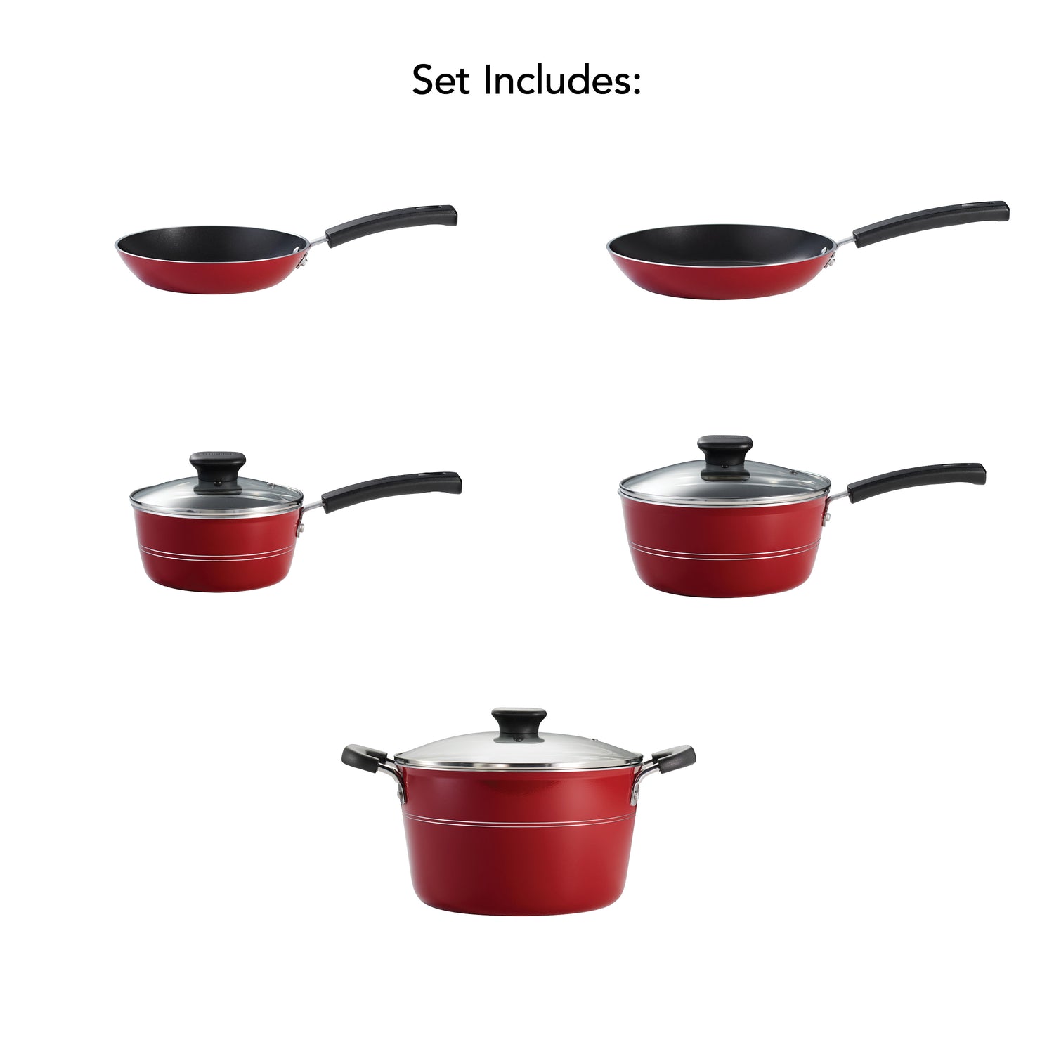 Sicilia Aluminum Nonstick Cookware Set