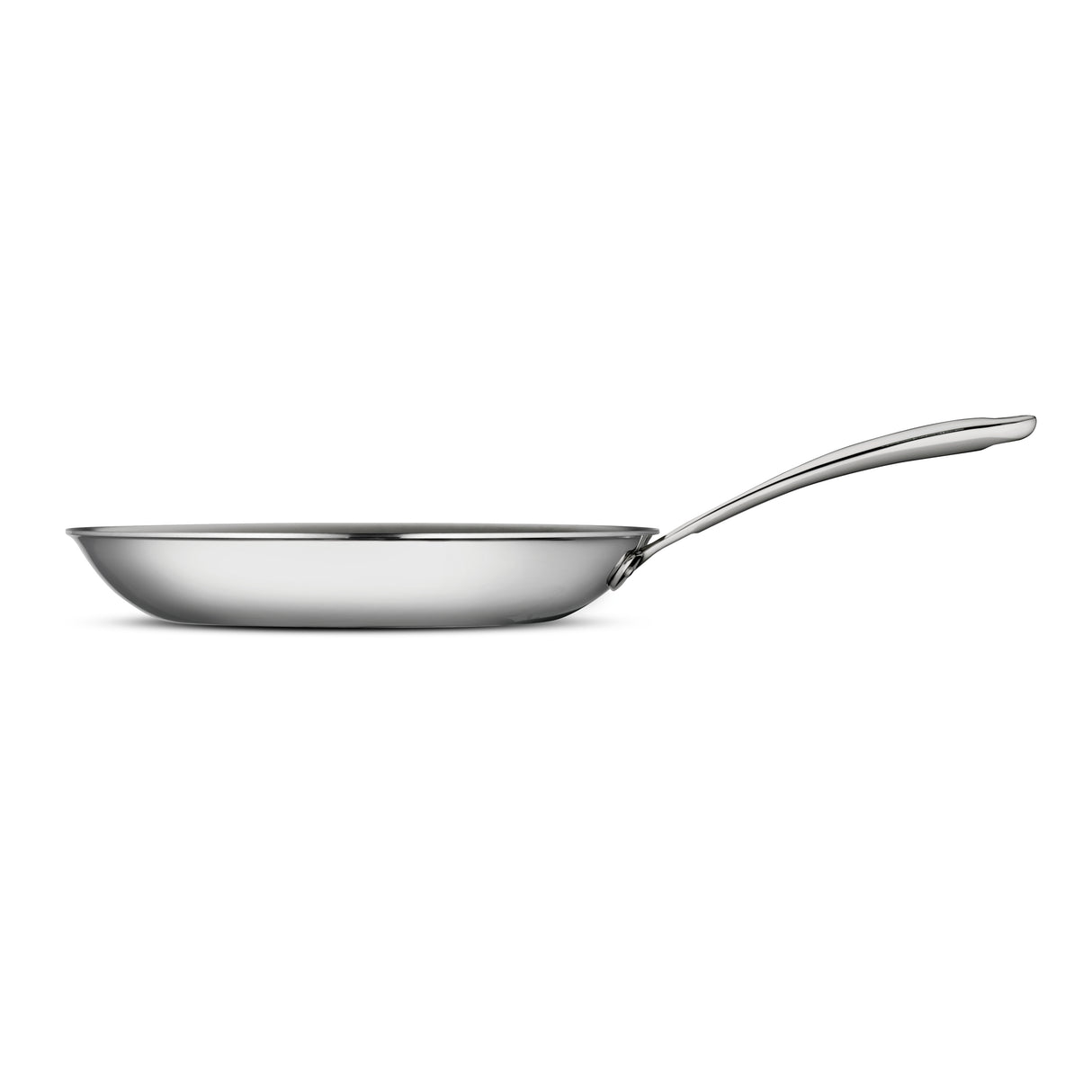 Tri-Ply Clad Stainless Steel Fry Pan