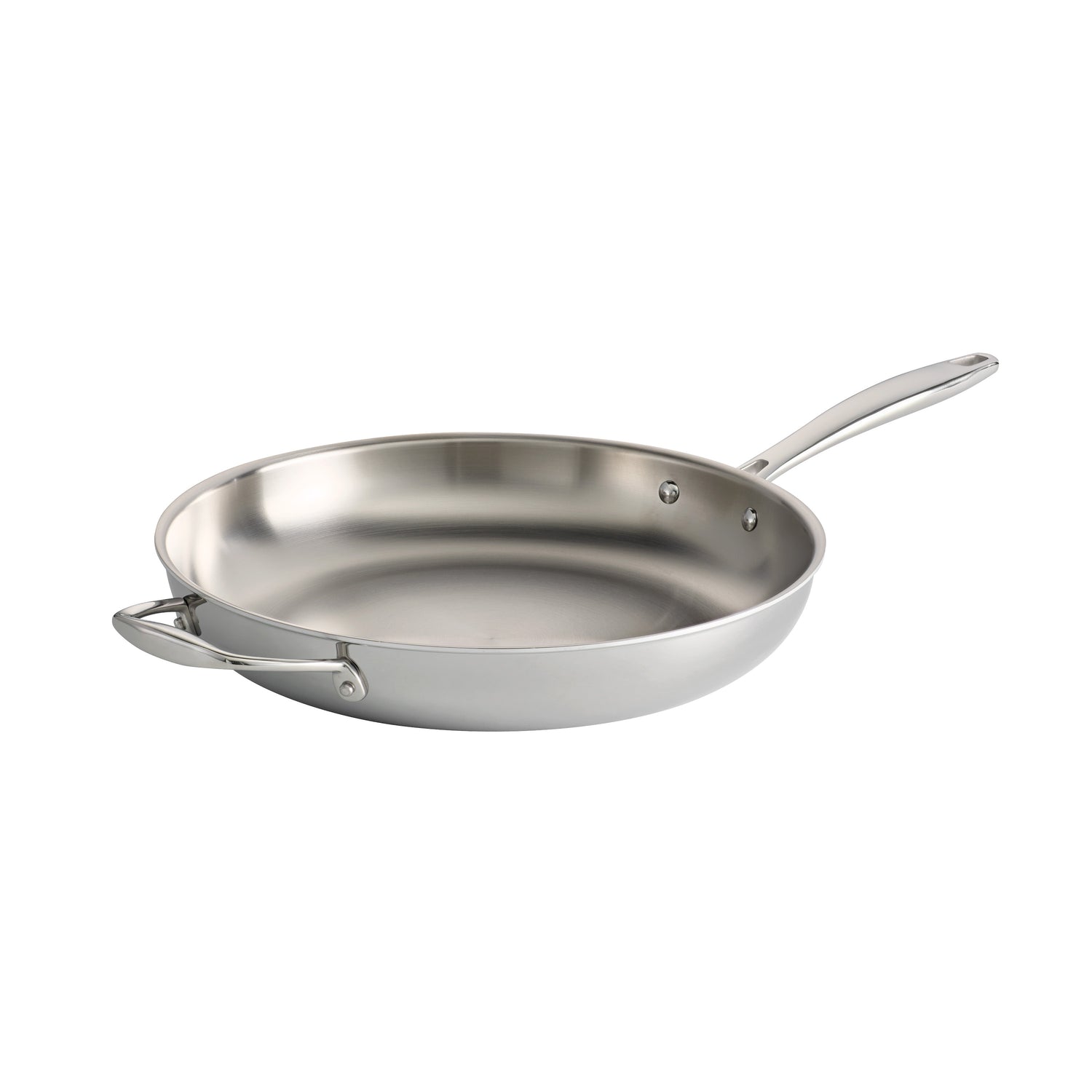 12 Inch Tri-Ply Clad Stainless Steel Fry Pan