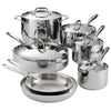 Signature 12 Piece Tri-Ply Clad Stainless Steel Cookware Set