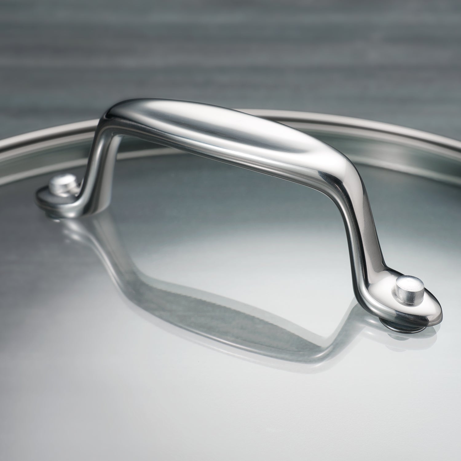 Tri-Ply Clad Stainless Steel Cookware Set with Glass Lids