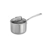 Tri-Ply Clad Stainless Steel 2 Quart Covered Sauce Pan