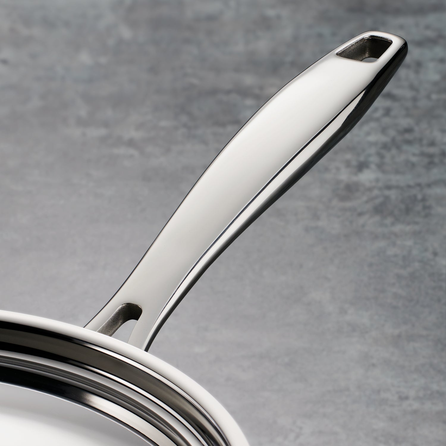 3 Quart Tri-Ply Clad Stainless Steel Covered Deep Saute Pan