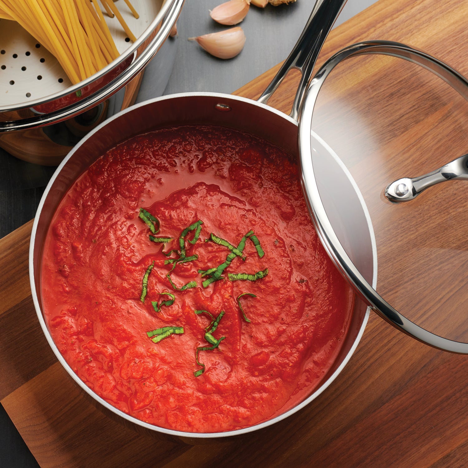 Tri-Ply Clad Stainless Steel Sauce Pan