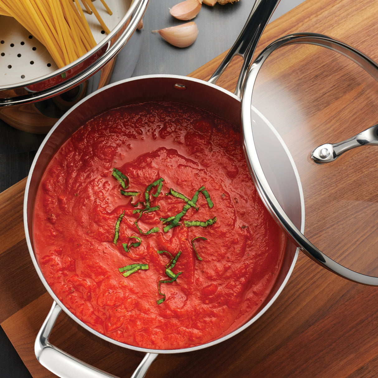 Tri-Ply Clad Stainless Steel Sauce Pan
