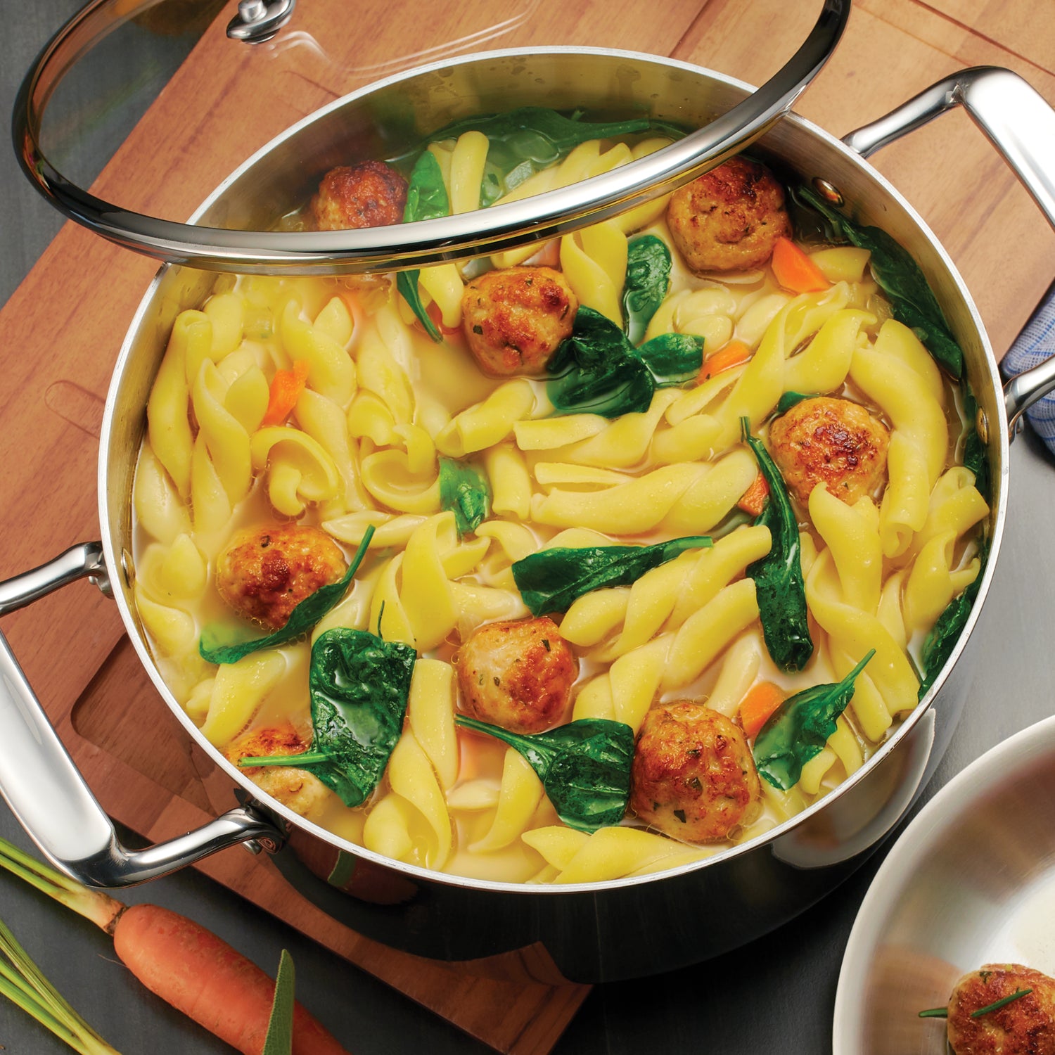 Tri-Ply Clad Stainless Steel 5 QT Covered Dutch Oven