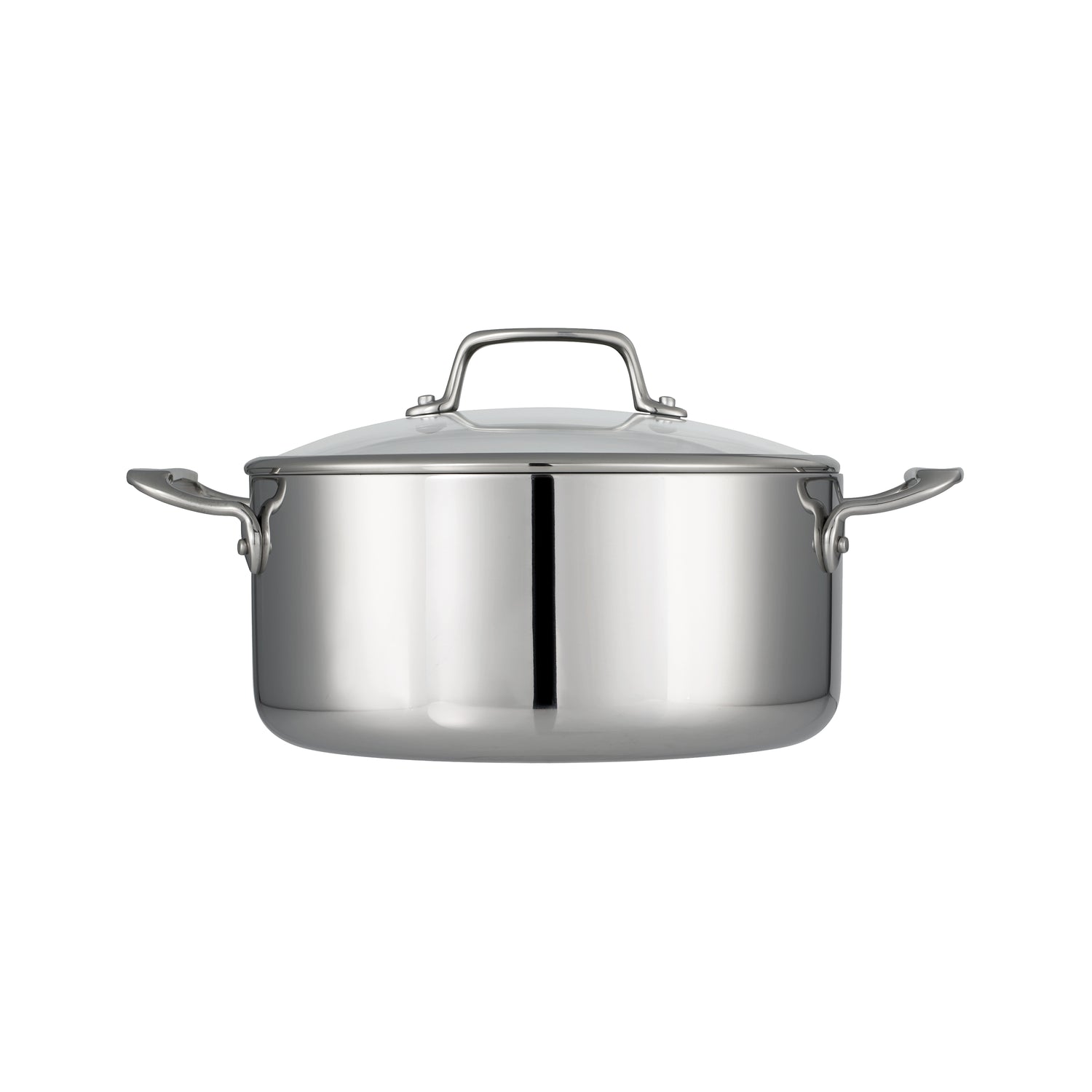 Tri-Ply Clad Stainless Steel 5 QT Covered Dutch Oven