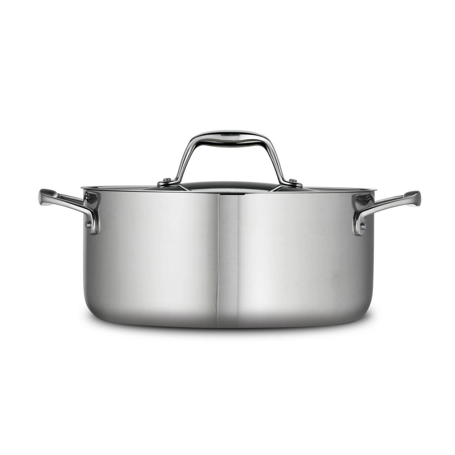 5 Quart Tri-Ply Clad Stainless Steel Covered Dutch Oven