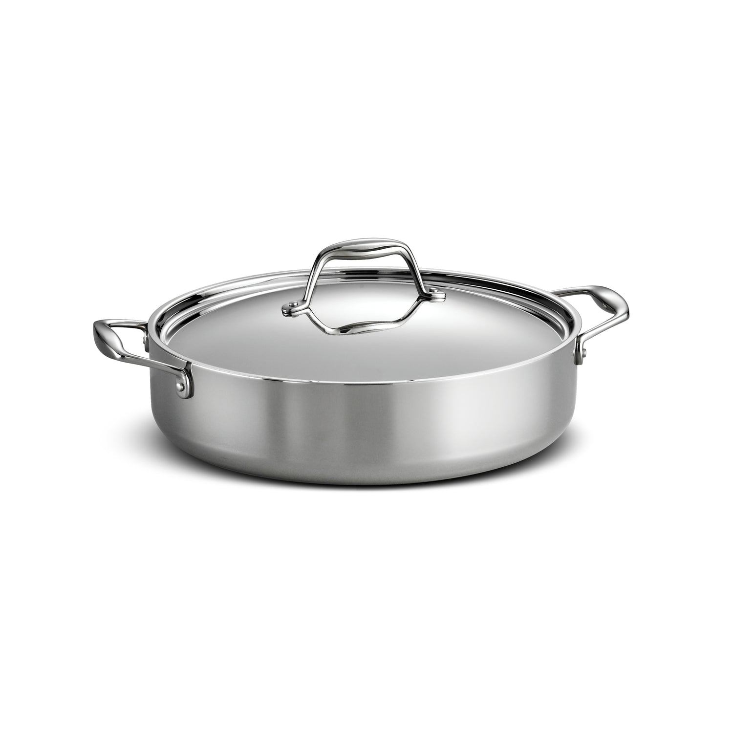 6 Quart Tri-Ply Clad Stainless Steel Covered Braiser
