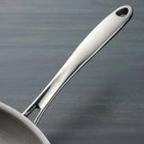 Tri-Ply Clad Stainless Steel 6 Qt Covered Deep Saute Pan