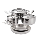 Tri-Ply Clad Stainless Steel Cookware Set