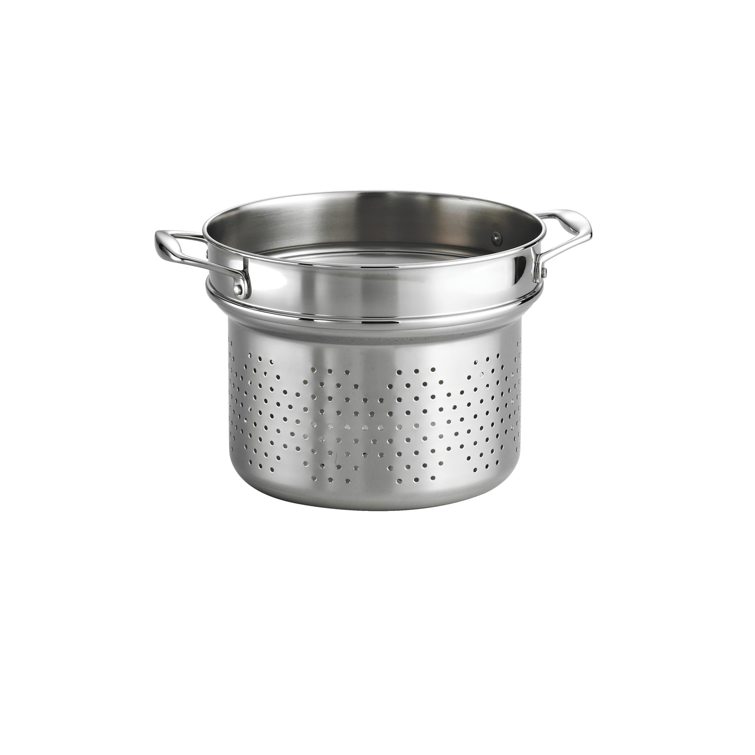 Stainless Steel Pasta Insert for 8 Quart Tri-Ply Clad Stainless Steel Stock Pot