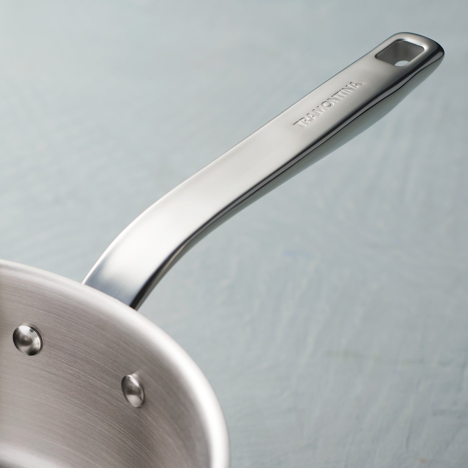 Tempo Tri-Ply Base 3.5 Quart Covered Deep Saute Pan