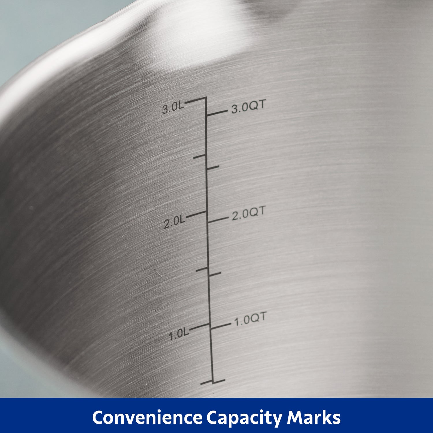 Tempo Tri-Ply Base Stainless Steel Covered Saucepan