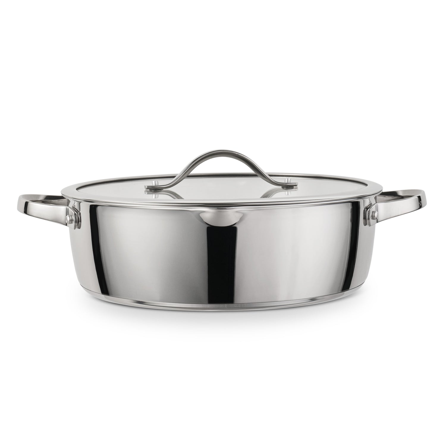 Tempo Tri-Ply Base 6 Quart Covered Braiser