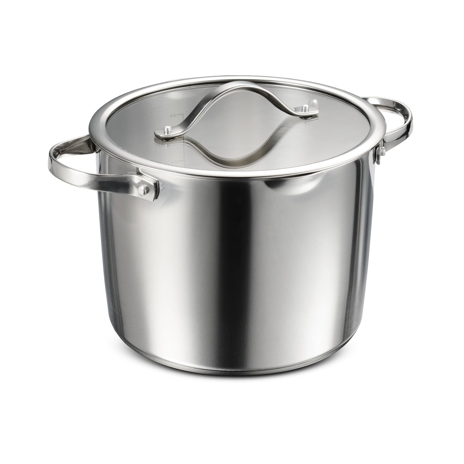 Tempo Tri-Ply Base 8 Quart Covered Stock Pot